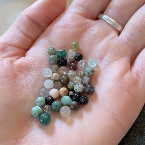 Assorted semi precious stone beads